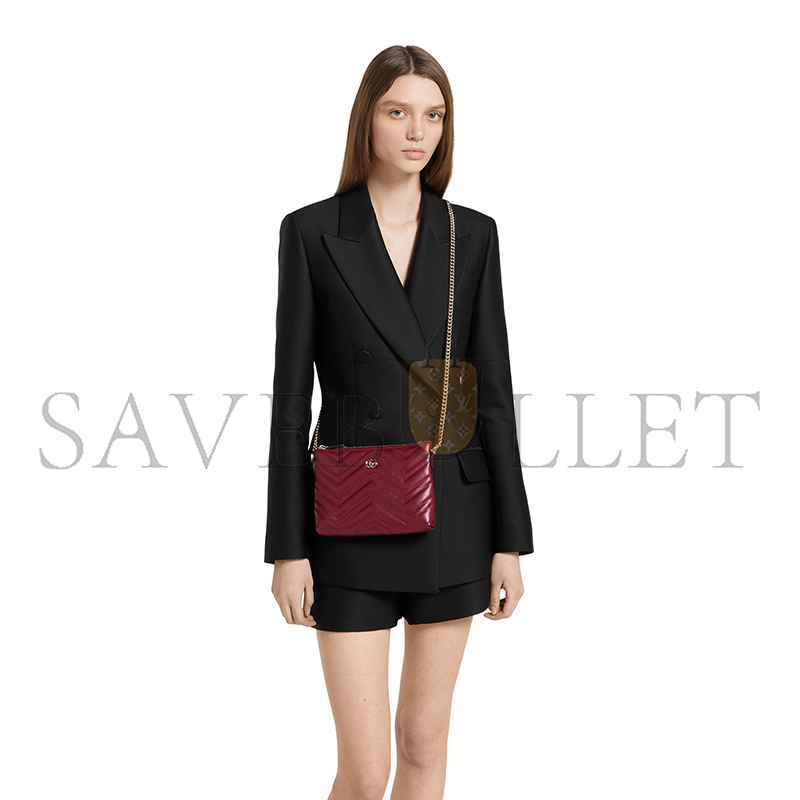 G*u*i gg marmont pochette with chain 837742 (21*15*3.5cm)